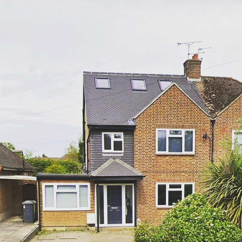 Hip to gable conversion after